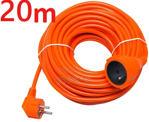 20-Meter Orange Outdoor Extension Cord - 1