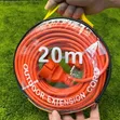 20-Meter Orange Outdoor Extension Cord - 2