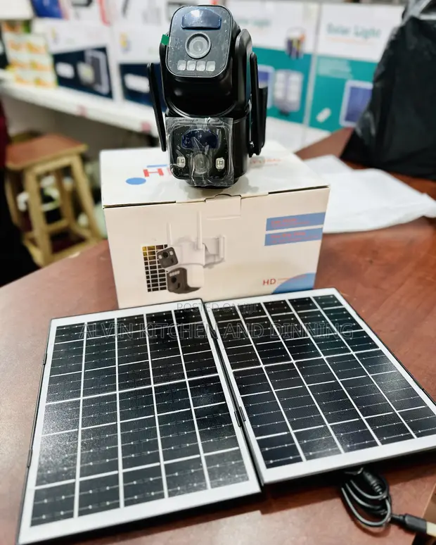 Outdoor Solar-Powered PTZ Security Camera - 1