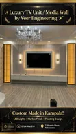 Luxury Custom Made TV Unit with LED Lights - Kampala - 1