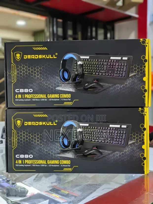 Deadskull 4-in-1 Professional Gaming Keyboard Set - 1
