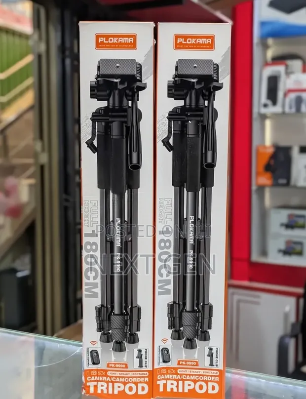 Plokama PK-9990 180cm Camera/Camcorder Tripod - 1