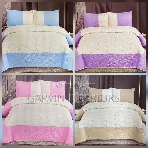 3pcs Pure Cotton Bedcover Set - 1