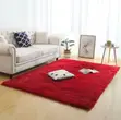 1.5x2m Fluffy Center Carpet - Red - 1