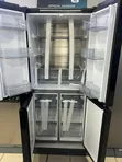 Hisense 610L 4-Door French Door Refrigerator - Black Glass - 2