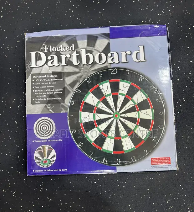 Brand New Flocked Dartboard - 1