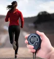 2-in-1 PC396 Digital Sports Stopwatch Timer with Whistle - 4