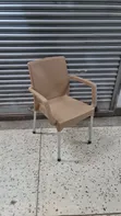 Multi-Plained Plastic Dining Chairs (Set of 4) - 1