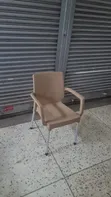 Multi-Plained Plastic Dining Chairs (Set of 4) - 3