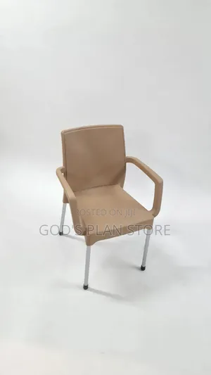 Outdoor Indoor Metal Stands Plastic Armrest Chairs