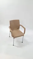 Outdoor Indoor Metal Stands Plastic Armrest Chairs - 1