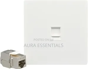 1 Port CAT8/CAT7 RJ45 Wall Panel