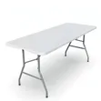 6ft White Foldable Plastic Table - 2