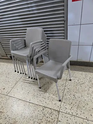 Brand New Heavy Duty Outdoor Plastic Chairs with Armrests