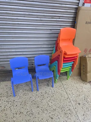 Kindergarten Kids Plastic Chairs - Blue