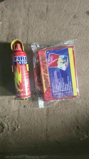 Full Set Fire Extinguisher and First Aid Box