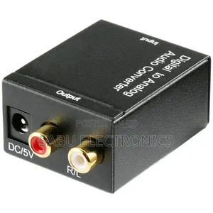 Analog to Digital Audio Converter RCA to Optical Toslink