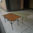 Portable Lightweight Aluminum Roll-Up Camping Tables (90cm) - 1