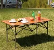 Portable Lightweight Aluminum Roll-Up Camping Tables (90cm) - 2