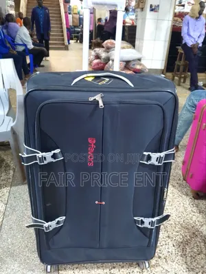Original Extra Large Black Cloth Suitcase
