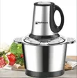 Professional Stainless Steel Food Chopper / Meat Grinder - Silver - 1