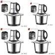 Professional Stainless Steel Food Chopper / Meat Grinder - Silver - 2
