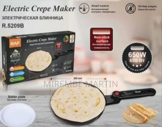 RAF R.5209B Electric Crepe Maker (650W) - 1