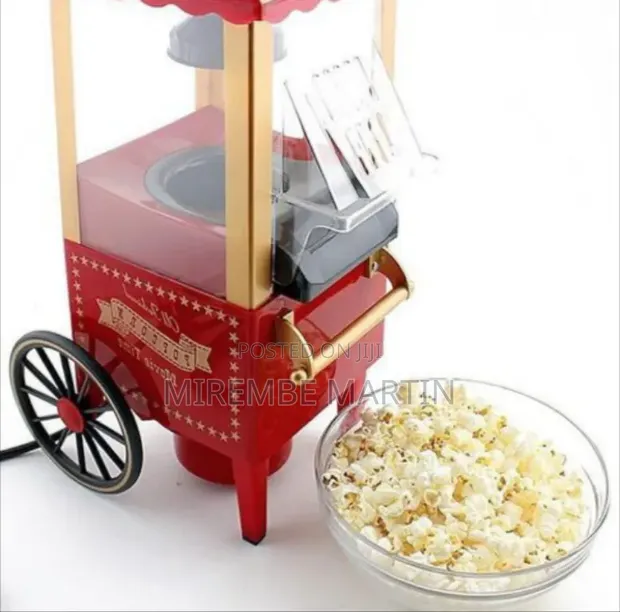 Vintage-Style Tabletop Hot Air Popcorn Maker - 1