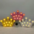 1pc 3D Crown-Shaped LED Night Light - 1