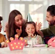 1pc 3D Crown-Shaped LED Night Light - 2