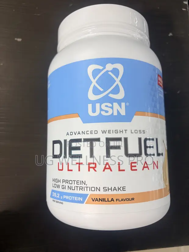USN Diet Fuel Ultralean Weight Loss Shake (Vanilla, 20 Servings) - 1