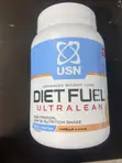 USN Diet Fuel Ultralean Weight Loss Shake (Vanilla, 20 Servings) - 1