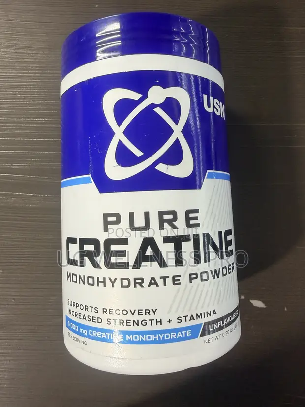 USN Pure Creatine Monohydrate Powder Unflavored (80 Servings) - 1