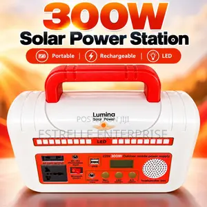 300W Portable Power Station 12.8V LiFePO4 Battery