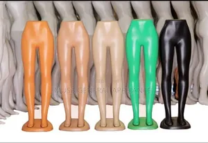 Orange Mannequin Leg Display