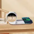 3-in-1 Fast Wireless Charger with 3D Hologram Fan & Lamp - 1
