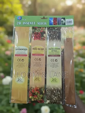 3-Pack Scented Incense Sticks with Ash Catcher