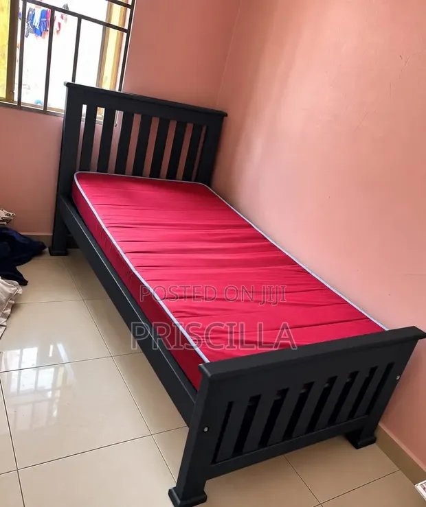 4x6 Black Bed Frame - 1