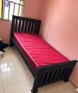 4x6 Black Bed Frame - 1