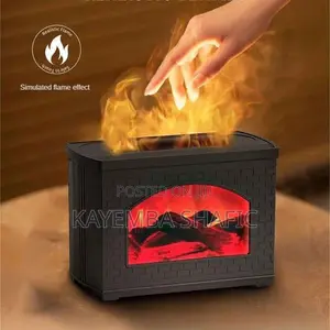 Vintage Fireplace Flame Aroma Diffuser & Humidifier