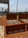 4x6 Bed Frame in Wood - 1