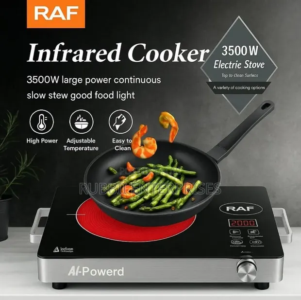 Raf 3500W Single Electric Infrared Cooker - 1