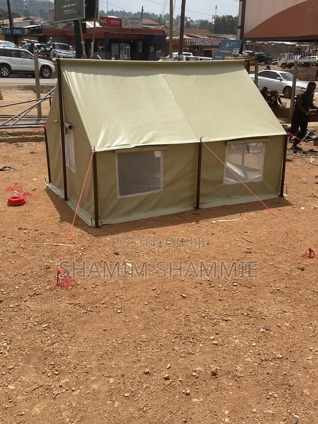 2-Person Canvas Camping Tent - 1