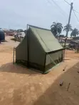 2-Person Canvas Camping Tent - 2