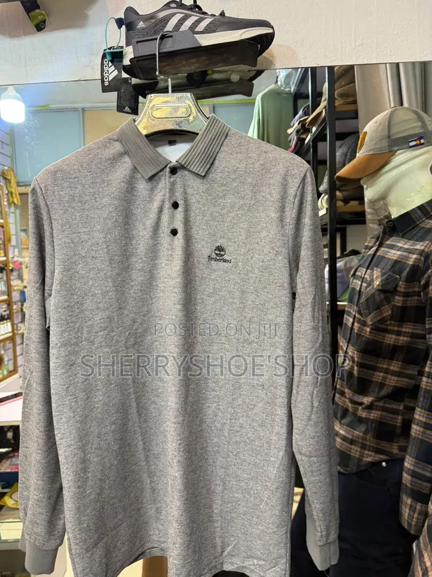 Original Quality Long Sleeve Collar T-Shirts - Heavy Cotton - 1