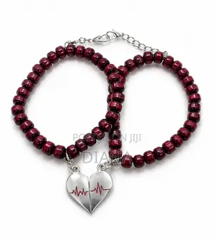 Couple Bracelets - Magnetic Pearls & Wood