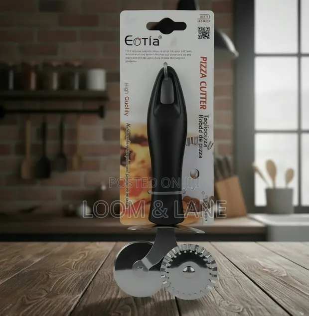Eotia Dual-Wheel Pizza and Pastry Cutter - 1