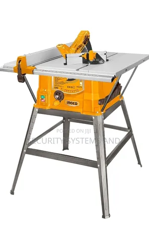 Ingco 10" Table Saw with Foldable Wheel Stand