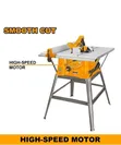 Ingco 10" Table Saw with Foldable Wheel Stand - 2
