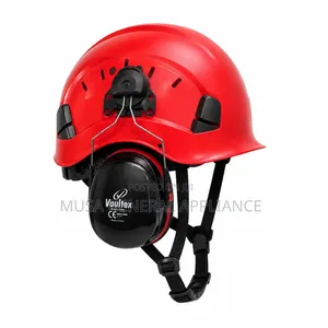 Ingco Industrial Safety Helmet with Earmuffs & Ventilation
